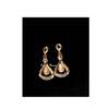 Womens Gold Plated Statement Dangle earrings thumb 1
