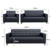 Office Sofa; Five Seater Leather Office Waiting Sofa Set thumb 2