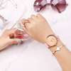 9021 Fashion/Leather Strap Pink Ladies watch thumb 1