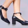 Ladies low heeled fancy shoes thumb 2