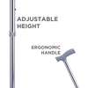 Mobi-Aid Walking Stick Height Adjustable thumb 1