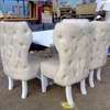 white fur made dinning table thumb 1