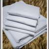 Pure cotton white bedsheets thumb 1