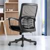Office Chair: Mesh Strong Back Clerical Black Office Chair thumb 0