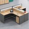 2 Way Curved Modular Imported Office Workstation Desk thumb 8