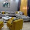 L shape sofa and large one seater thumb 1