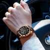 Poedagar Men's Watch Top Luxury Brand Leather strap thumb 1