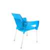 Heavy Duty Unbreakable Wide Plastic Chair with Metal Legs thumb 6