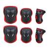 6Pcs Kids Elbow Wrist Knee Pads Protective Gear Guard Skate Red XS thumb 3