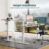 Office tables: 120cm electric adjustable tables thumb 2
