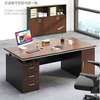 1.4 M Rectangular Executive Office Desk with Drawers thumb 7