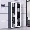 Sleek Modern White & Gray 2 Door Cabinet thumb 1