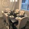 6 seater Quality fabric dining thumb 0