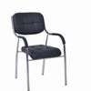 Office Chair: Padded Catalina Chrome Armchair thumb 1
