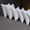 Fibre white Throw Pillows thumb 2