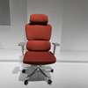 Office Chair: Orange Orthopedic Lumber Support Office Chair thumb 0