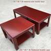 Office Table: Mahogany Finish 1200mm Coffee Table thumb 5