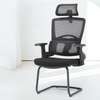 Office Chairs: Modern Black Desk Chair With Mesh Back thumb 0