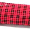 Genuine Red checkered maasai cloth thumb 1