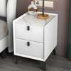 Home Furniture; Two Doors Lockable White Bedside Drawers thumb 4