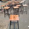 Wooden lab stool thumb 3