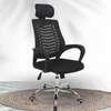 Office Chair; Ergonomic Headrest Mesh Office Chair thumb 0