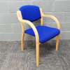Conference Chair; Wooden Mid Back Conference Chair thumb 0