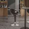 Barstool; Adjustable swivel barstool (Black) thumb 5