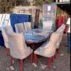 8 seater wooden dining table thumb 0