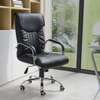 Office Chair: Ergonomic Modern High Back Fixed Arm Chair thumb 0