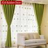 GREEN SHEER WITH MATCHING CURTAIN thumb 0