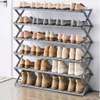 *✅6-Tier foldable Bamboo Shoe Rack stand thumb 3