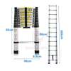 3.8m 12.5ft Telescopic Aluminium Ladder, Heavy Duty thumb 0