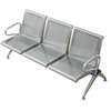 3‑Seater Modern Steel Reception Office Bench thumb 6