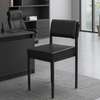 Non Rotating Leather Cataline Office Waiting Chair thumb 0