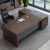 High-Quality Modern Executive L-Shaped Wood Office Desk thumb 3