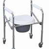 commode seat with wheels (foldable) thumb 0