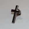 Cross (silver) Lapel Pin Badge thumb 2