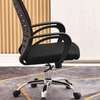 OFFICE CHAIR: Black Stripped Office Chair thumb 2
