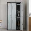 Office Cabinet: Gray 3 Long Doors Office Store Cabinet thumb 3