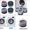 Universal  Shock and Noise Cancelling Anti-Vibration Pads* thumb 2