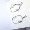 Womens Silver Flower Armlet with earrings thumb 4