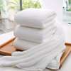 Plain white cotton towels thumb 0