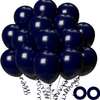 100pcs Navy Blue Balloons, 12 inch Dark Blue thumb 2