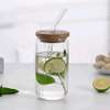 *Round Transparent Borosilicate Drinking Glass Cup/Tumbler thumb 4