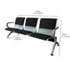 3-Seater Semi Padded Waiting Area Chair thumb 3
