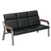 Office Sofa: Metallic Frame Leather Office Sofa thumb 5