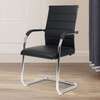 Leather Office Conference Chair – Mid-Back Visitor Chair thumb 1