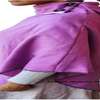 Ladies warm, cozy purple stylish and classic purple poncho thumb 2