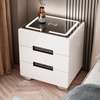 White Wooden Nordic Style Side Bedroom Cabinet thumb 9